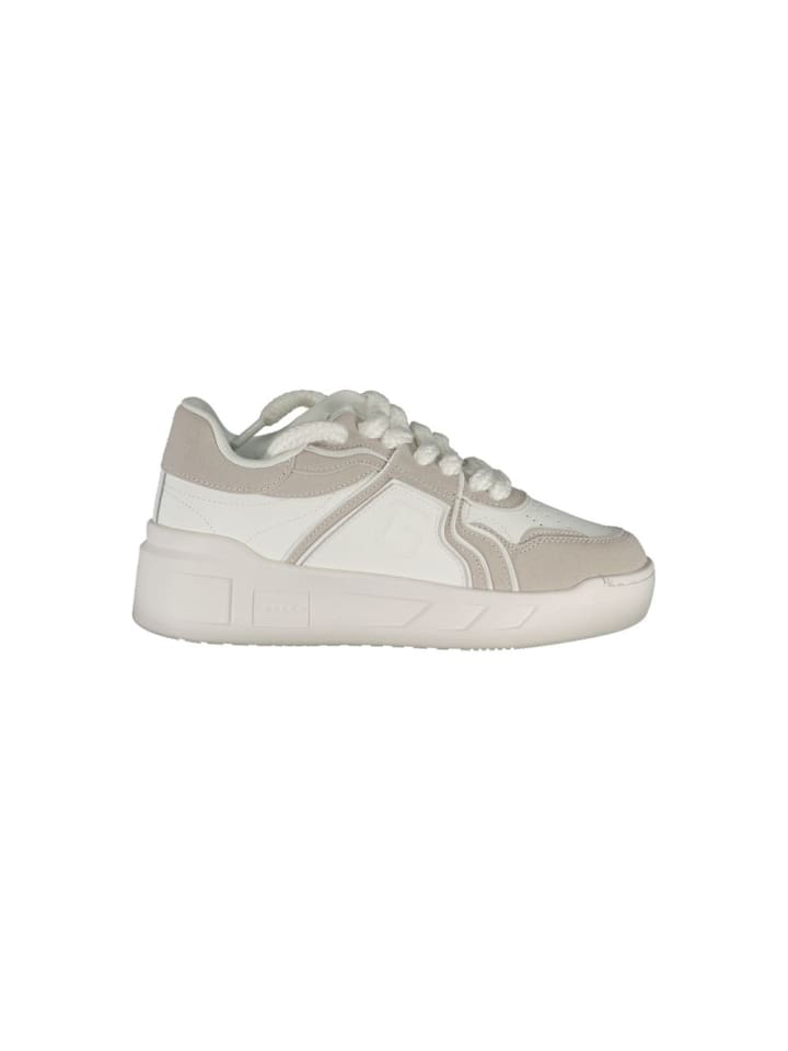 Weiß Polyurethan Damen Sneaker