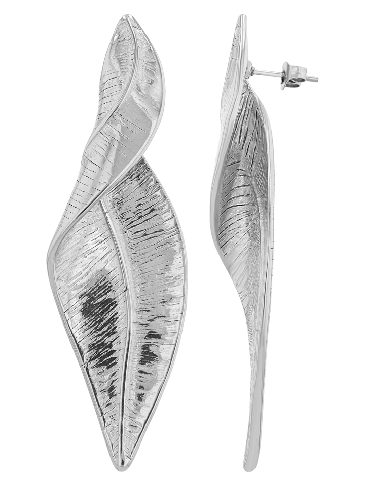 Damen Ohrringe – Ohrstecker aus Edelstahl in silber