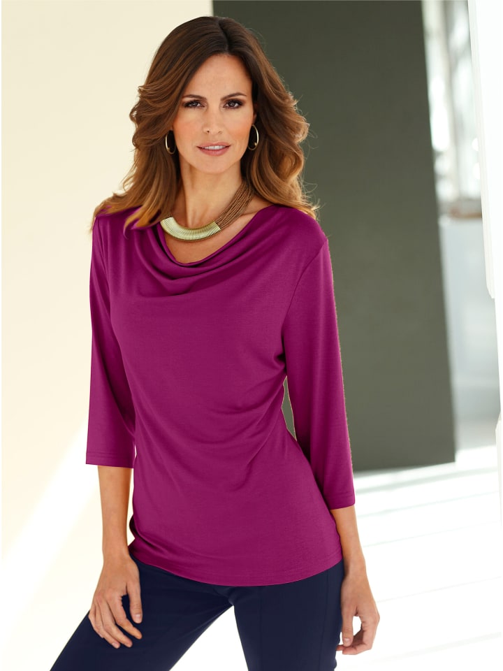 Shirt in magenta
