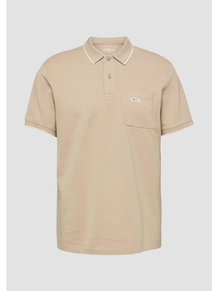 Polo-Shirt in 8148_beige