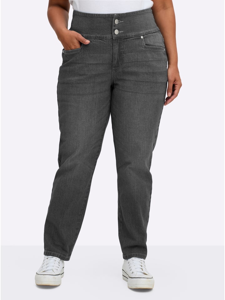 Jeans in anthrazit-grey-denim