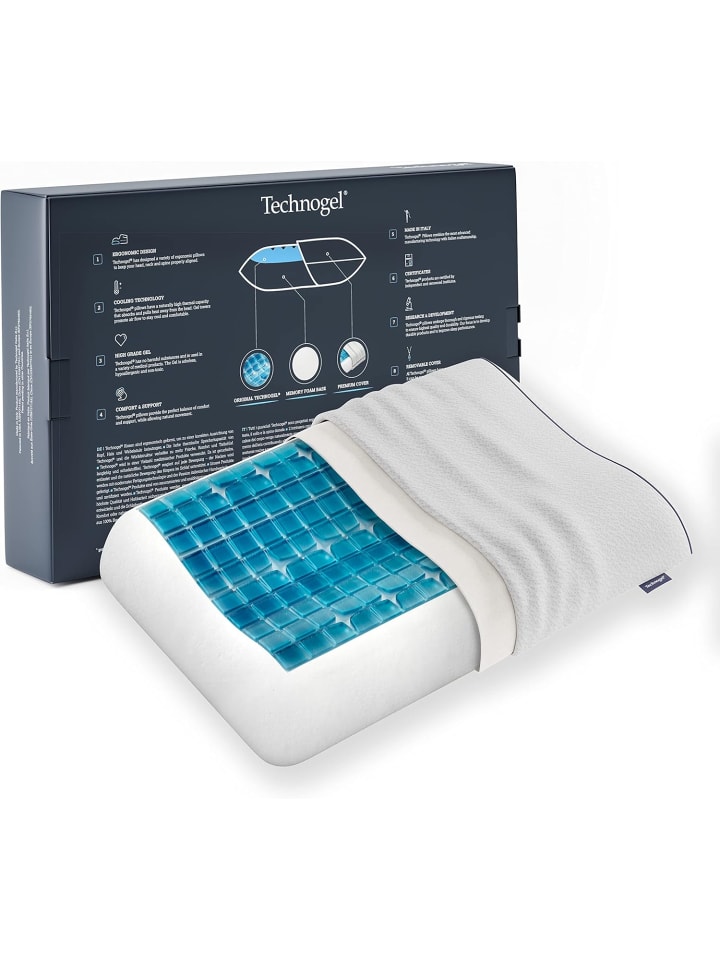 TECHNOGEL® New Generation Original Anatomic Nackenstützkissen in weiss