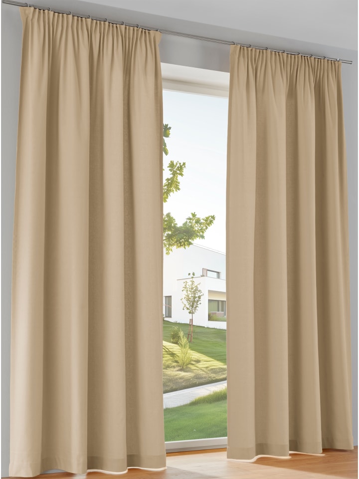Dekoschal in beige