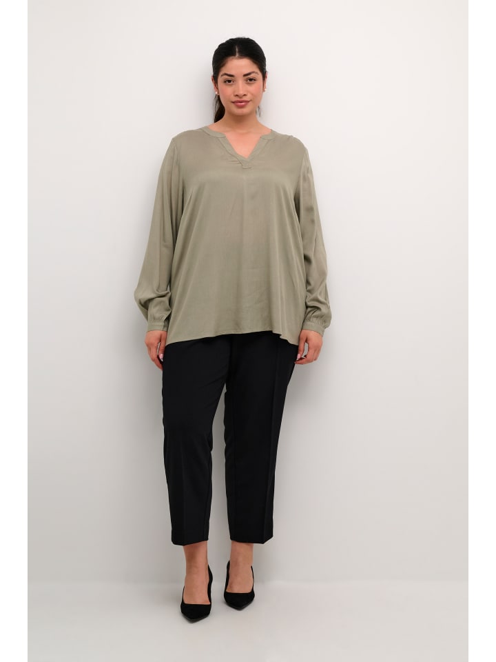 Bluse langarm KCcalinde Regular fit in Vetiver