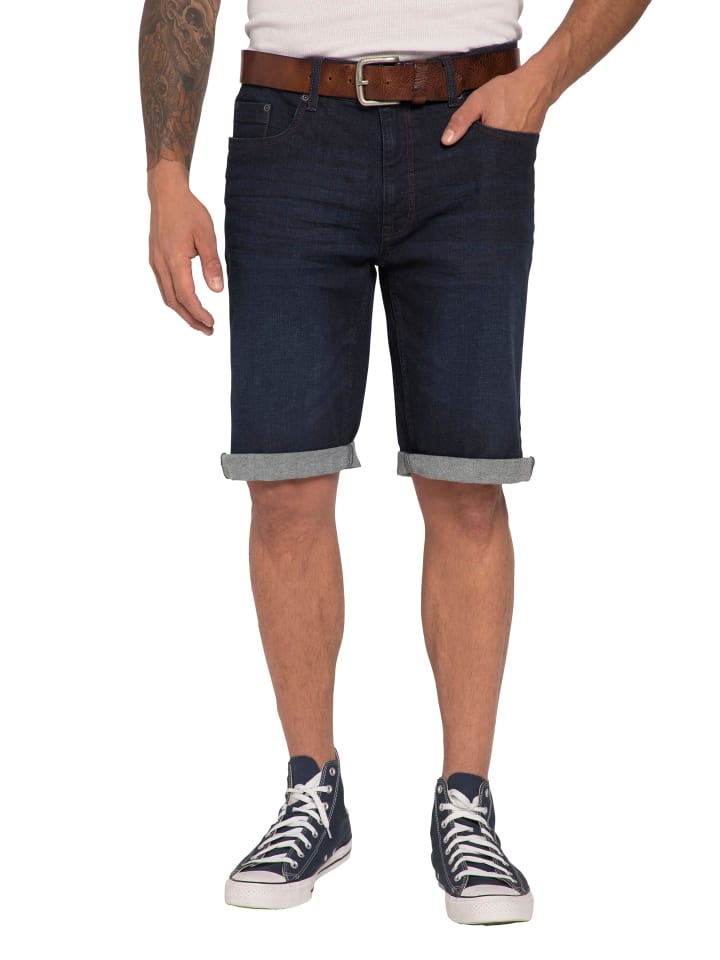 Bermuda in dark blue denim