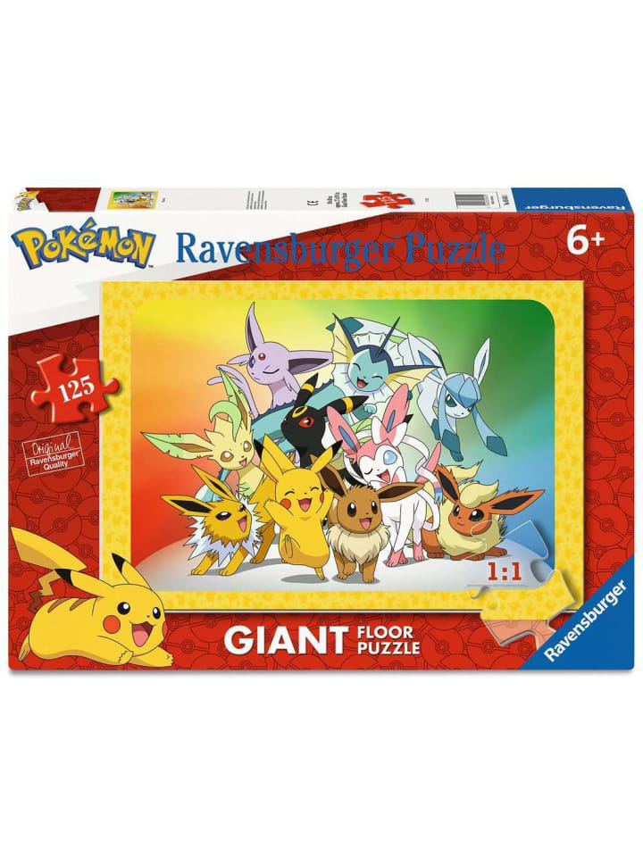 Ravensburger Puzzle 125 Teile Pokemon in bunt