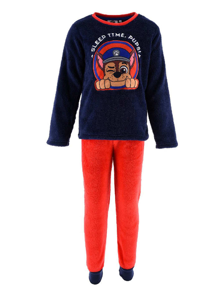 2tlg. Outfit: Schlafanzug Chase Pyjama in Blau