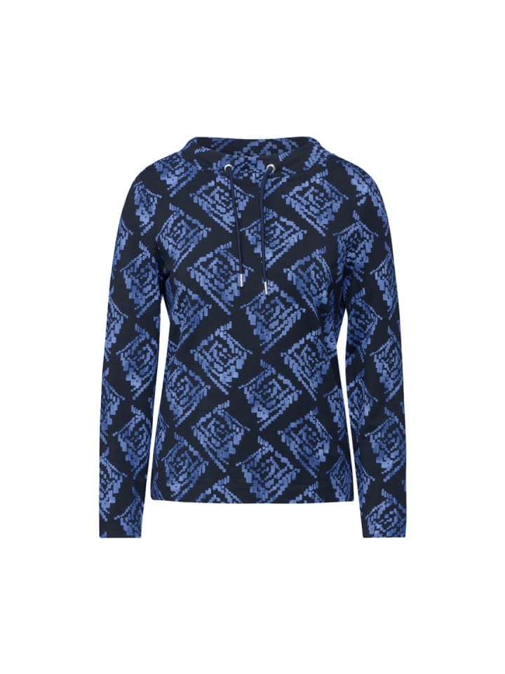 Langarmshirt in universal blue