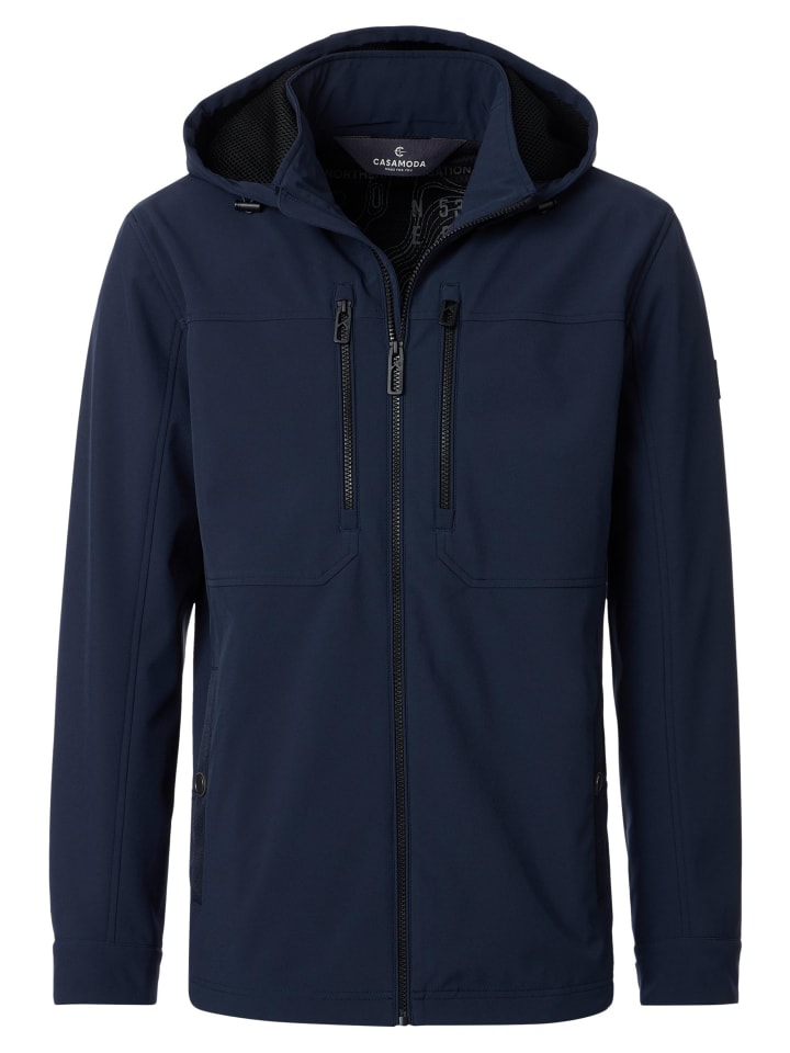 Softshelljacke Basic in Dunkelblau