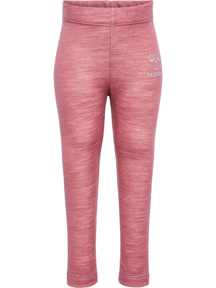 Verstellbare Taille Leggings Hmlwolly Jungen in DECO ROSE