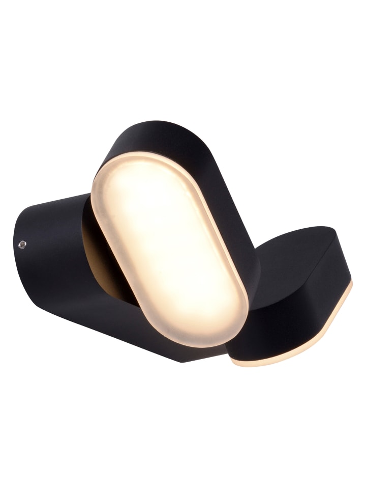 LED Außenwandleuchte "MOTUS" in schwarz - EEK E