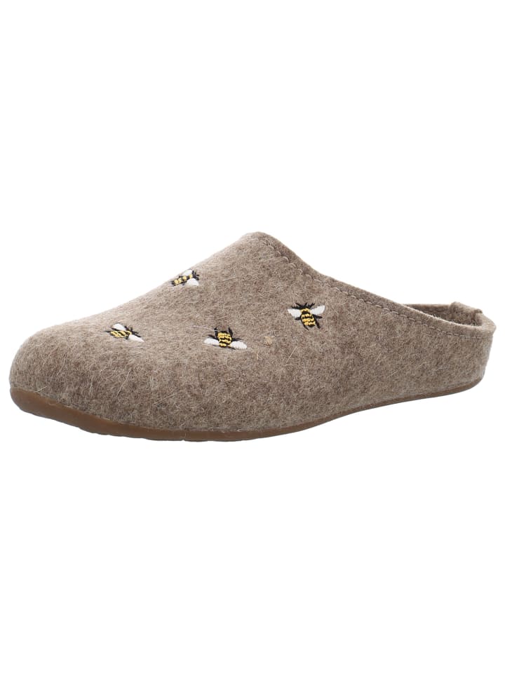 Hausschuh in beige