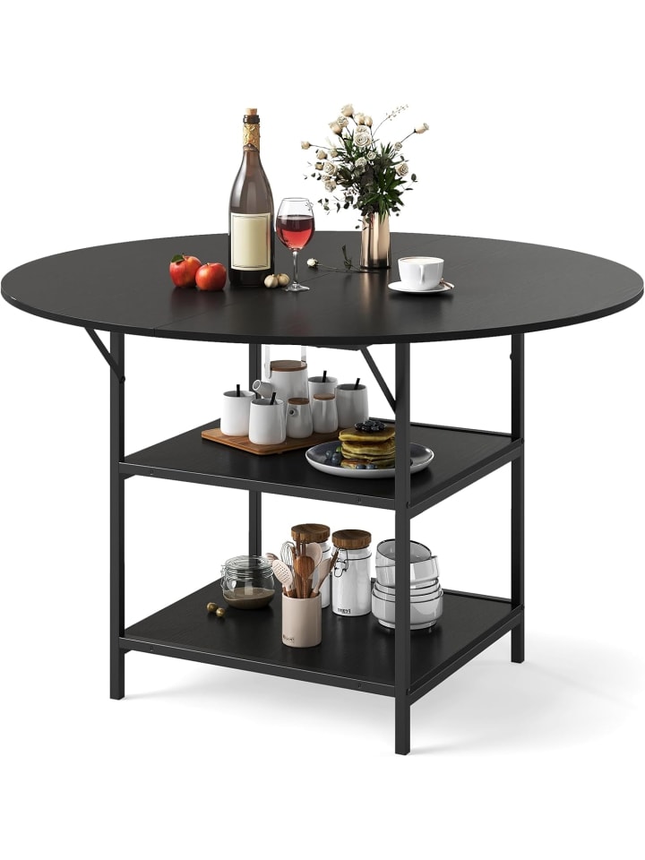 Esstisch Rund 120cm in Schwarz