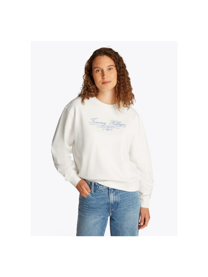 Sweatshirt in ecru