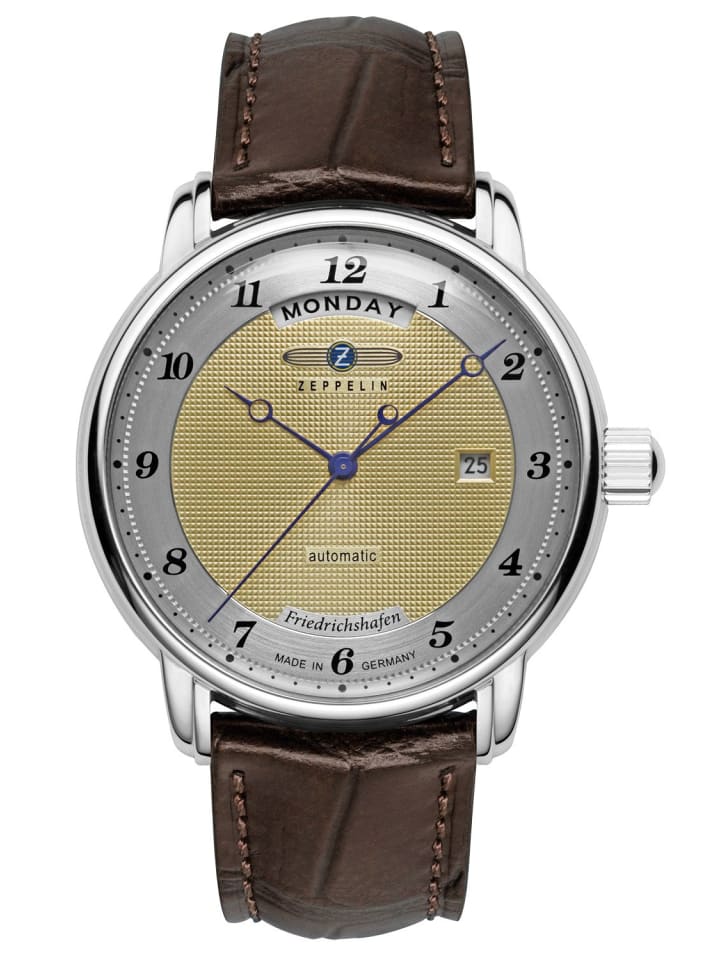 Herrenarmbanduhr Automatik Friedrichshafen Braun