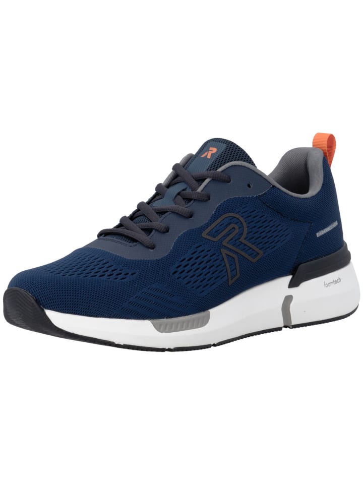 Sportlicher Schnürschuh in blau