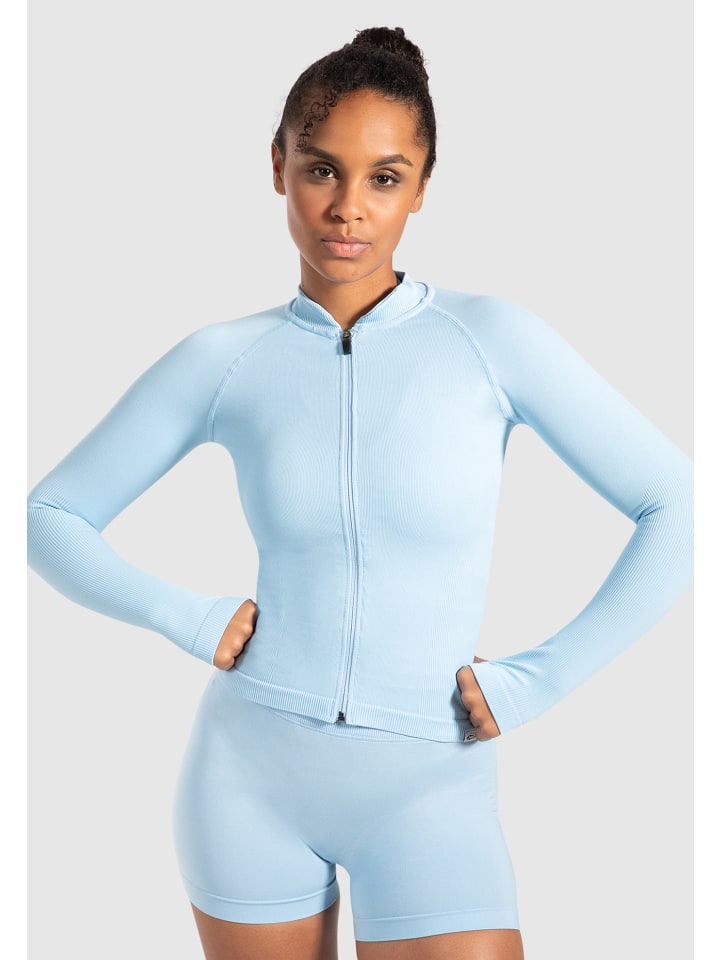 Trainingsjacke Revia in Hellblau