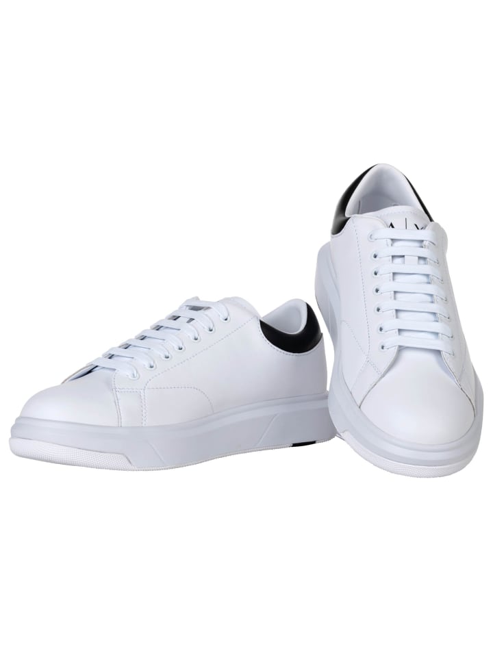 Sneaker in Weiß/Schwarz