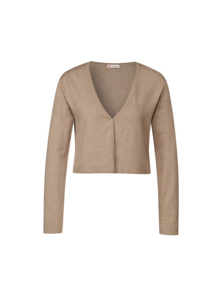 Pullover in bleached sand melange