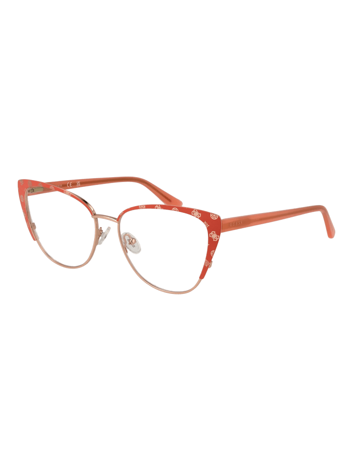 Damen Optische Fassungen Katzenauge Orange