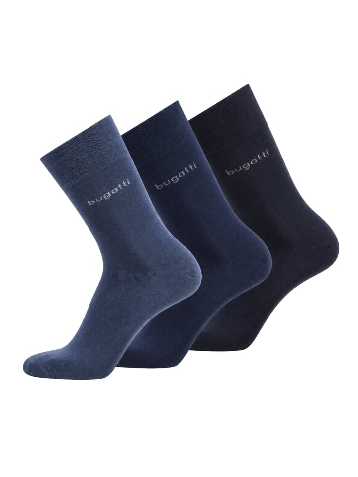Socken 3er Pack in Dunkelblau