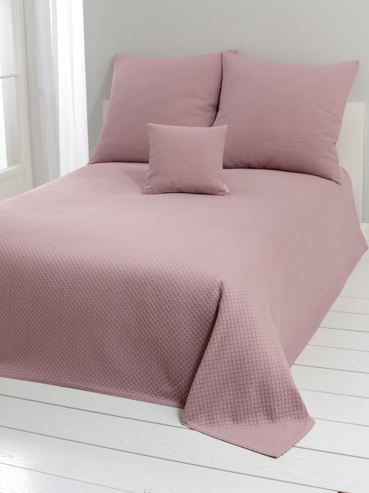Tagesdecke in mauve