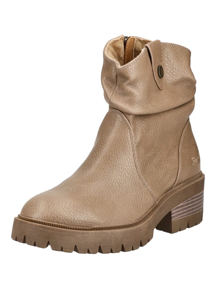 Stiefelette Cream