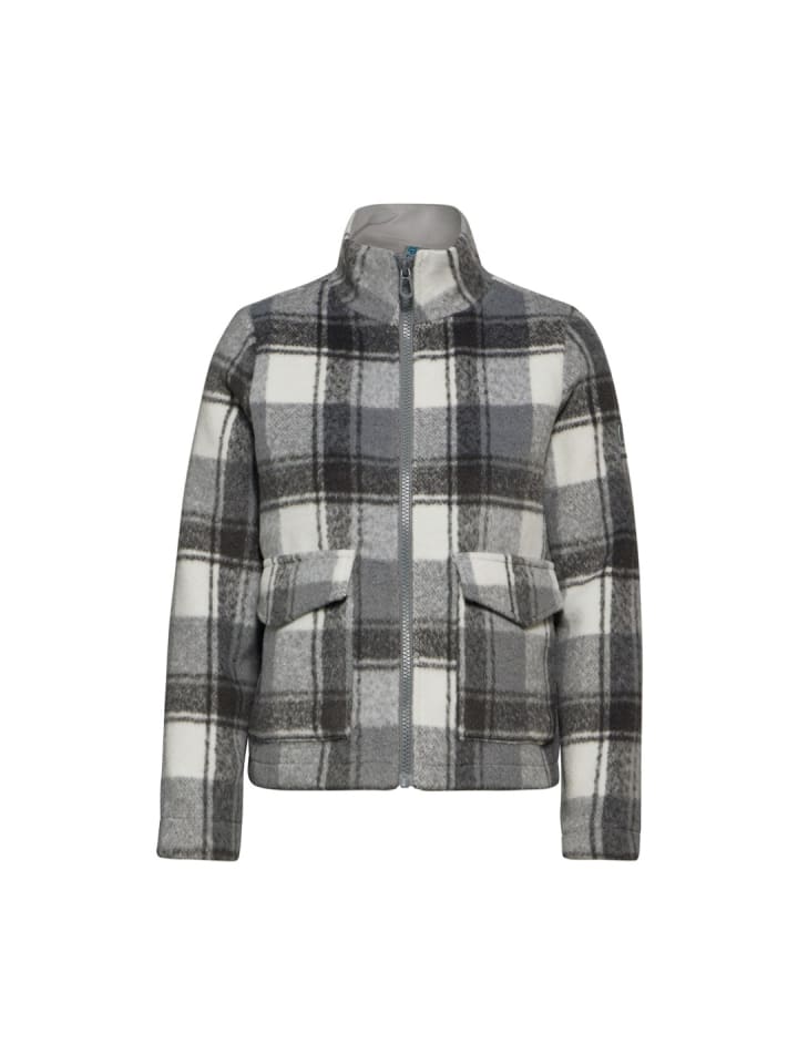 Jacke in mineral grey melange