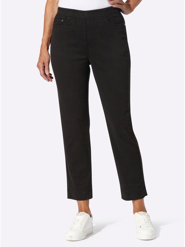 7/8-Jeans in schwarz
