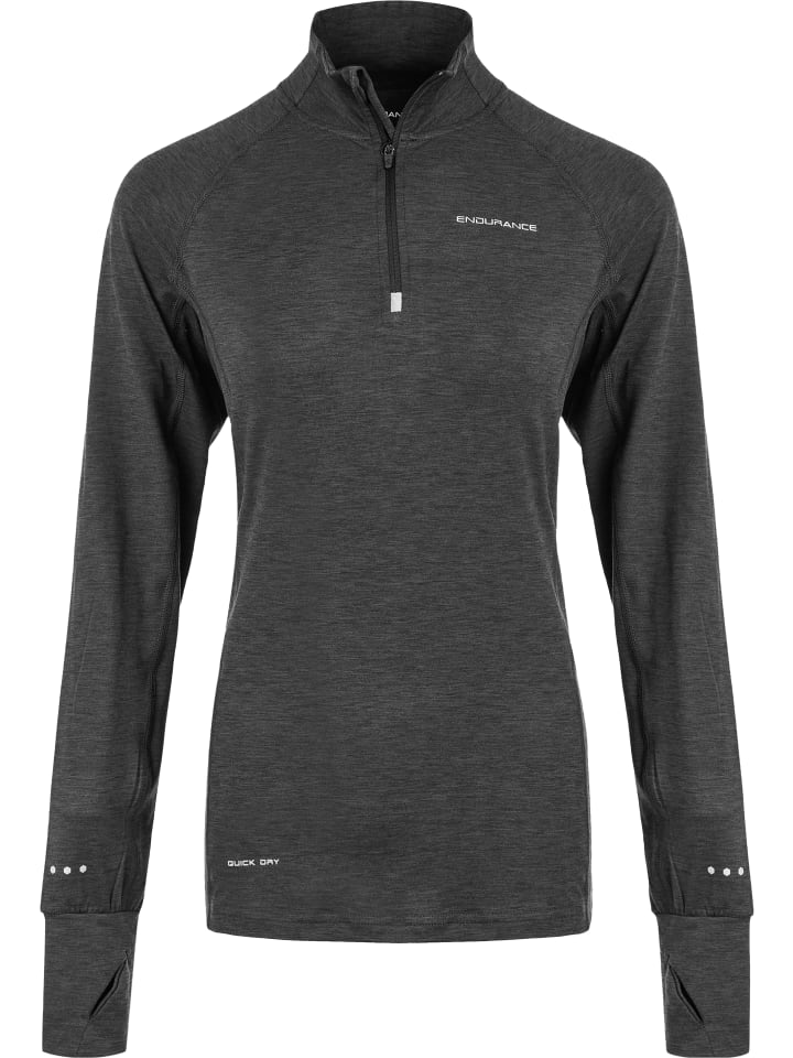 Funktionsshirt CANNA V2 PERFORMANCE in 1111 Black Melange