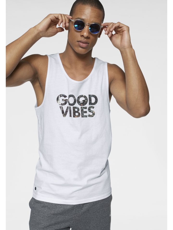 Tanktop in schwarz, weiß