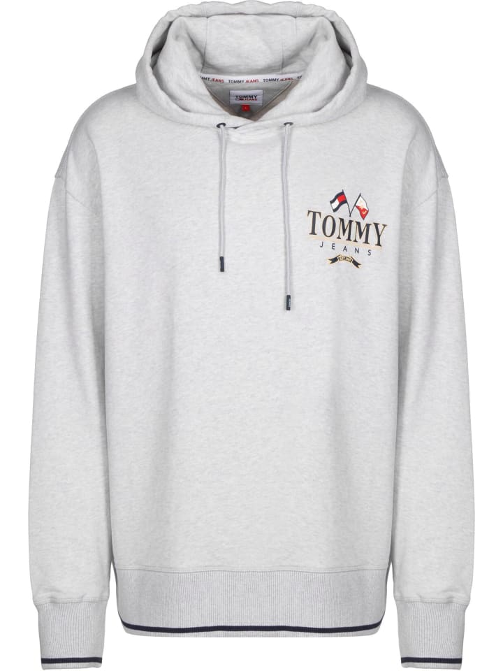 Kapuzenpullover in silver grey heather