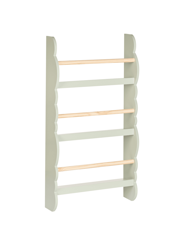 Bücherregal RIGOLET in Grün/Braun - (W) 43 x (H) 80 x (L) 14 cm