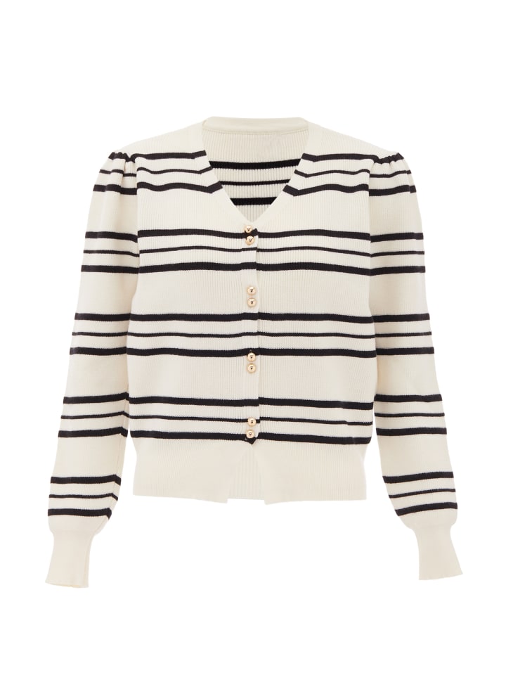 Damen Strickjacke in Weiss