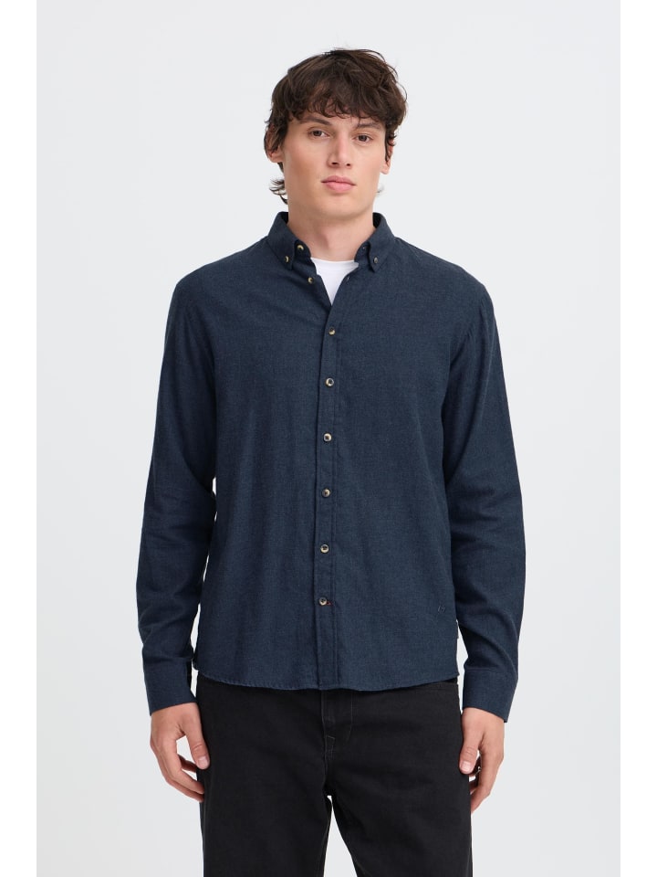 Langarmhemd BHBurley in Blau