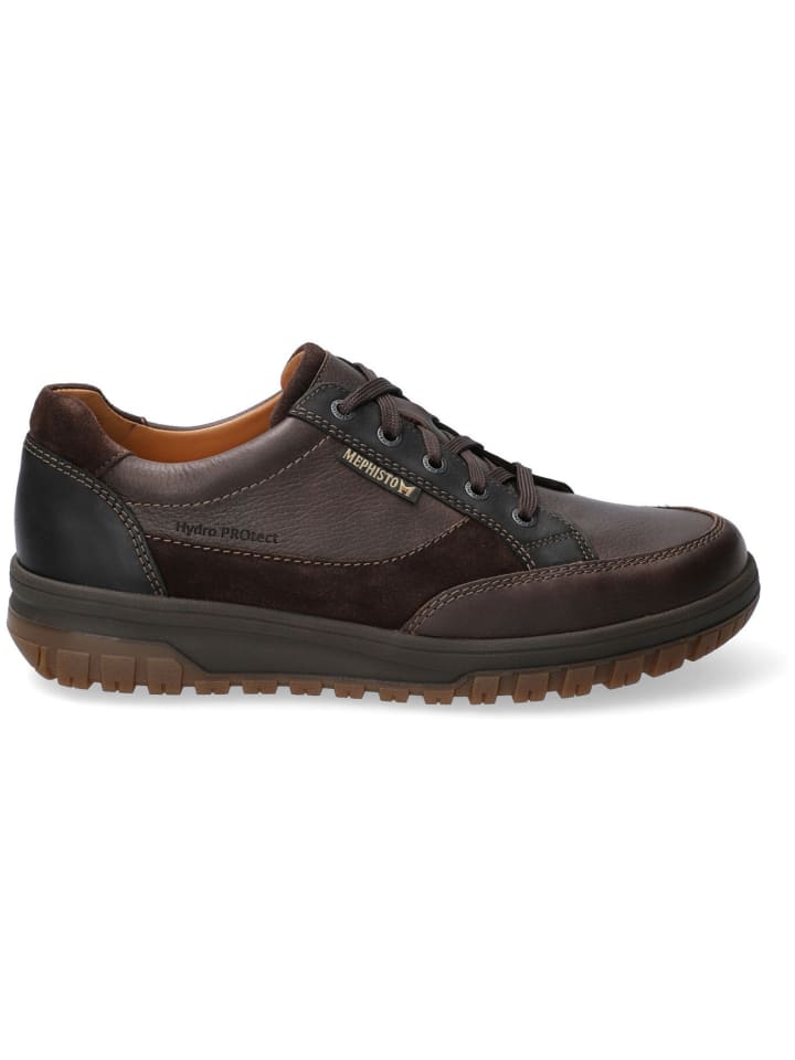 Sportlicher Schnürschuh in braun