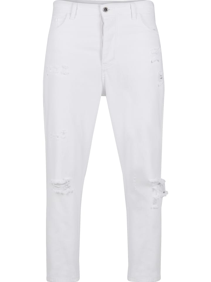 Boyfriend Jeans in white
