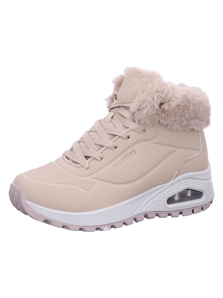 Schnürstiefel in grau