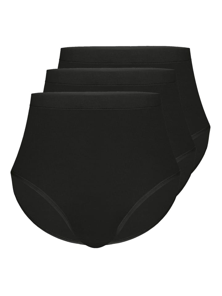 Slip MAXI 3er Pack in schwarz