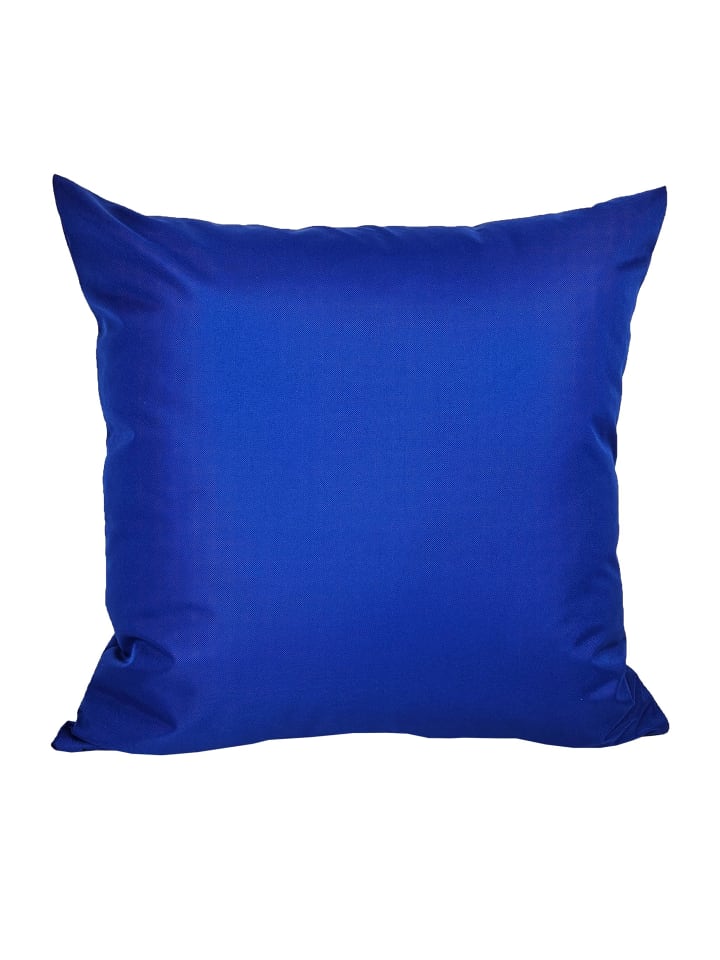 1x Outdoor Kissenhülle 45x45cm Uni in Blau