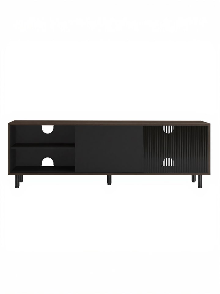 TV-Schrank Keam in Tannenbraun - (B)39 x (H)45 x (T)140 cm