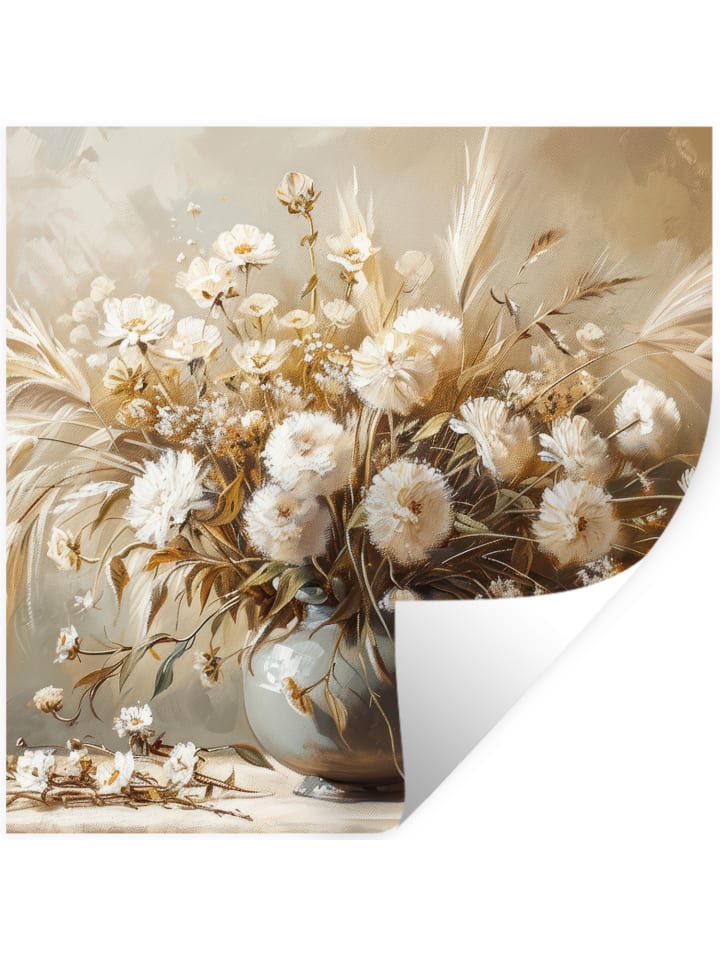 Wandtattoo Elegante Blumen