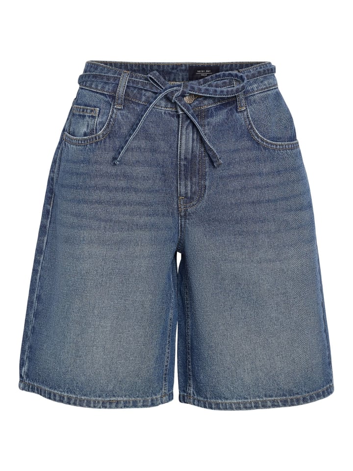 Jeansshorts in Medium Blue Denim