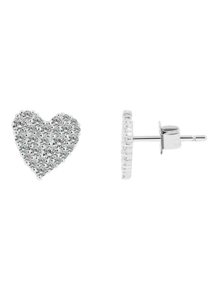 Damen Ohrringe – Ohrstecker aus 925 Silber in silber