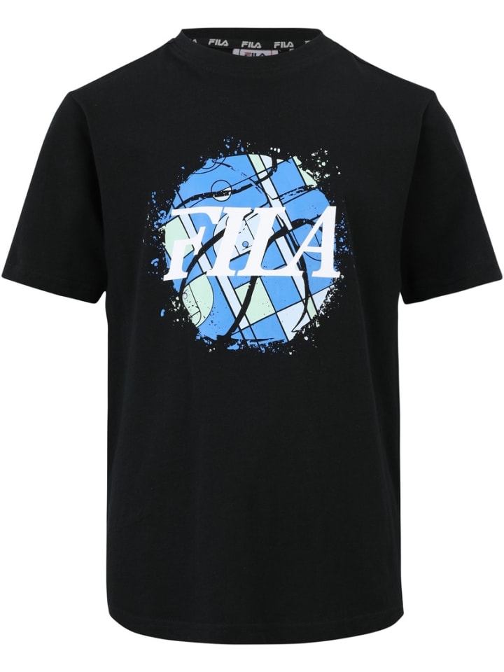 Shirt "Ilberstedt Graphic Tee" in Schwarz