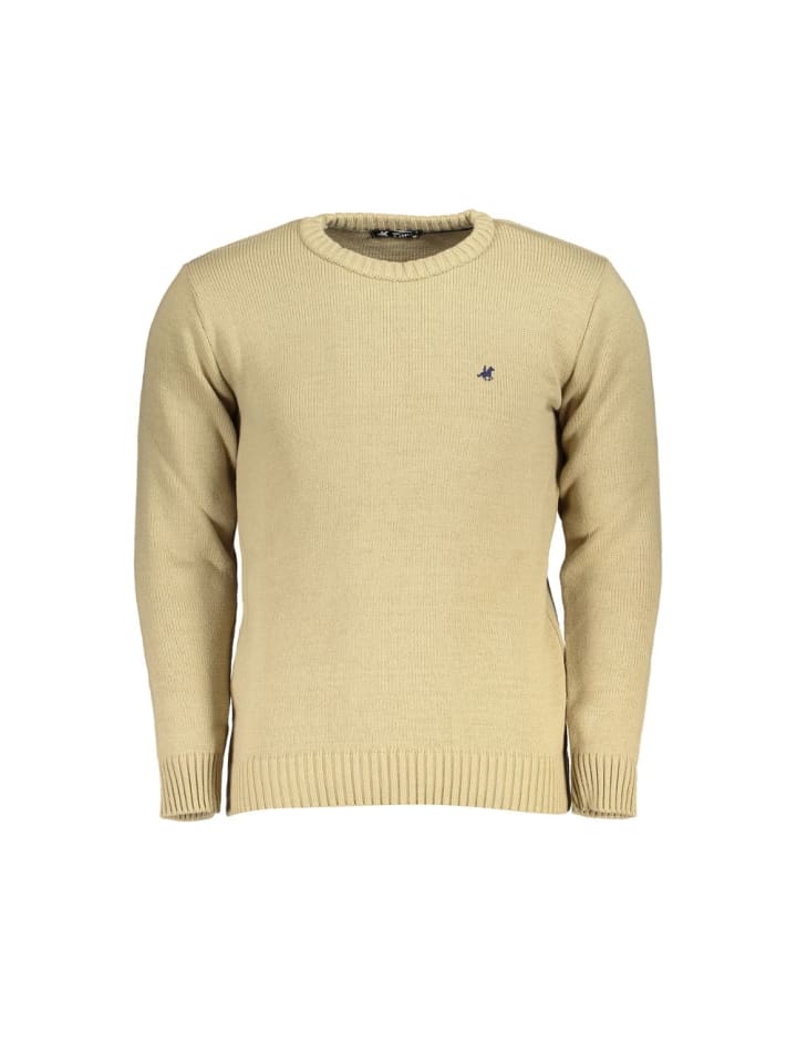 Beige Herren Pullover aus Acryl