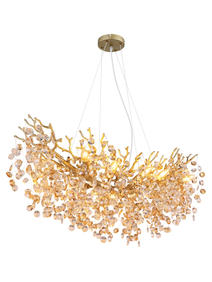 Luster "QUEENA" in gold