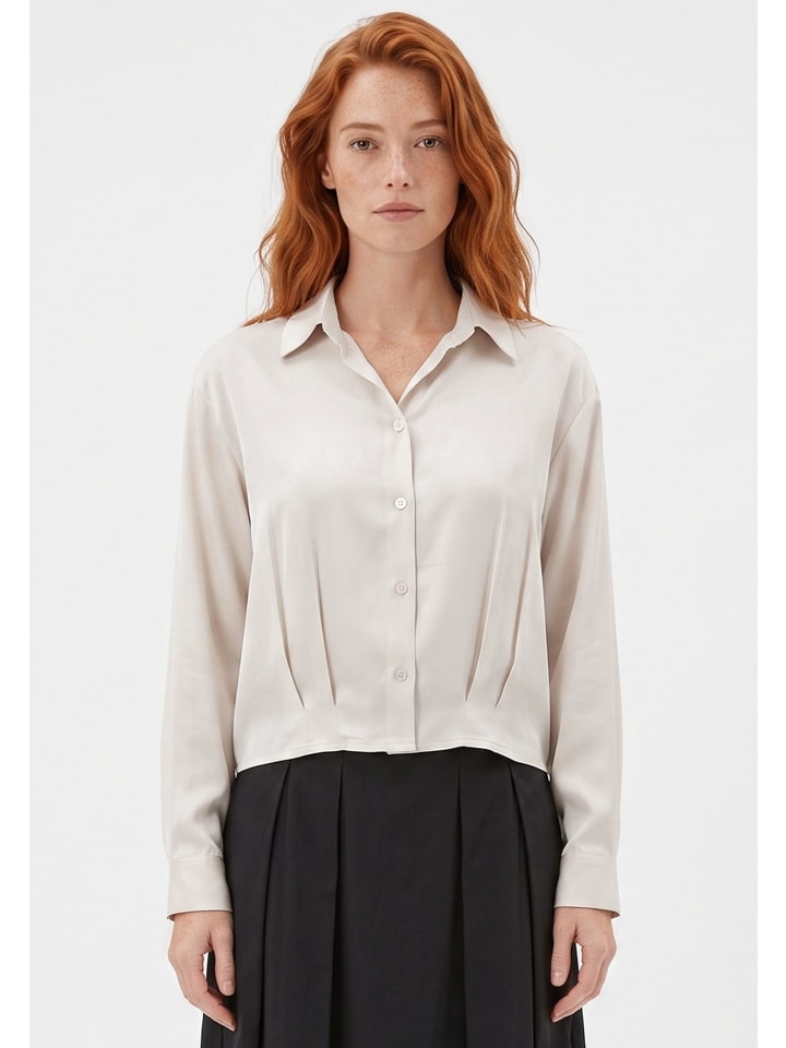 Bluse "WOR22107" in Sand