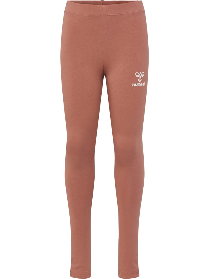 Leggings Hmlonze Mädchen in COPPER BROWN