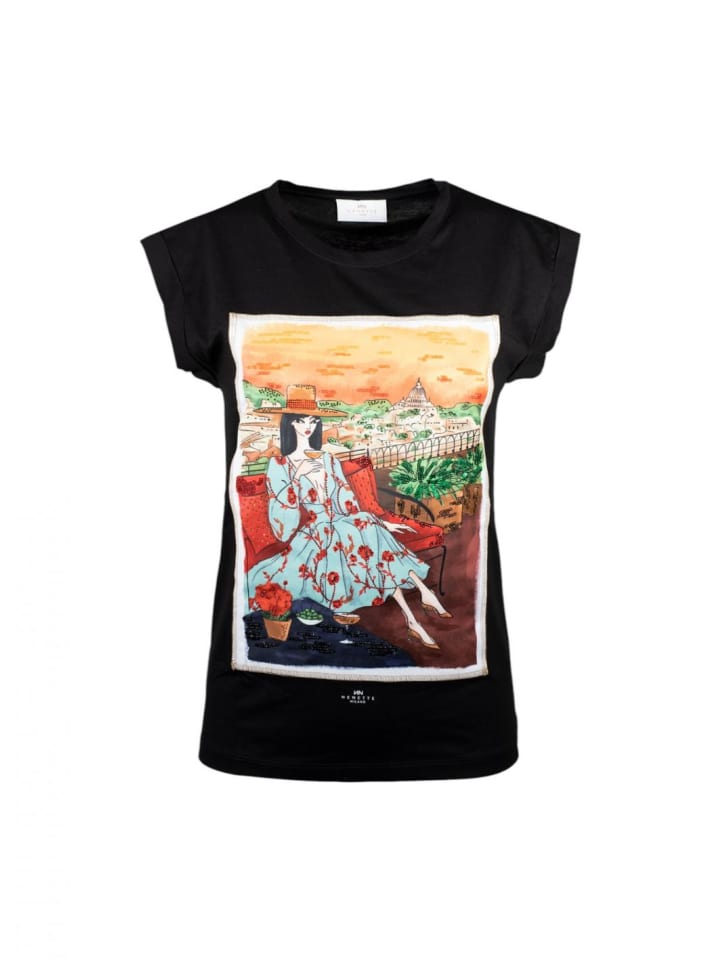 T-Shirt DADDY Schwarz